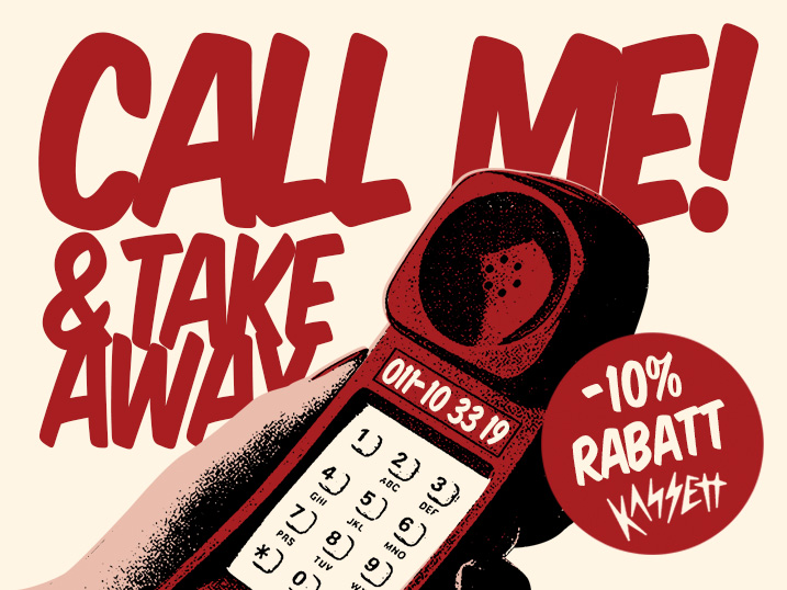 Call me & take&nbsp;away